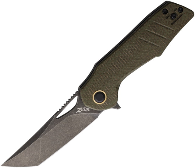 Grissom Knife & Tool Baby Zeus Linerlock OD MIc GKTBZODMDS - Grissom Knife & Tool