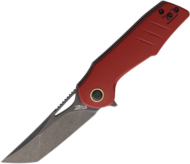 Grissom Knife & Tool Baby Zeus Linerlock Red GKTBZRMDS - Grissom Knife & Tool