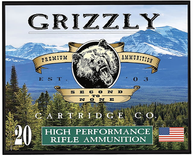 Grizzly Ammo 357Mag 210gr Full Metal Jacket Flat Point 20 Per Box/10