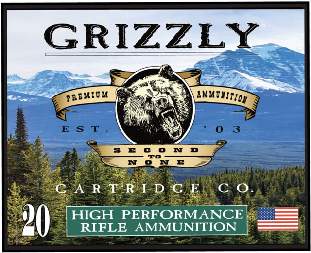 Grizzly Cartridge 458 Socom 300 Grain Jacketed Hollow Point Pistol Ammo 20 Rounds - Grizzly Cartridge