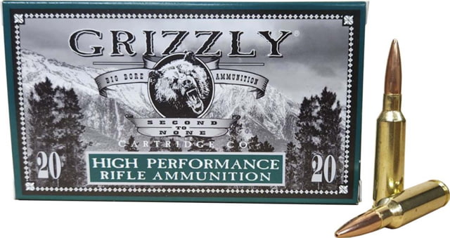 Grizzly Cartridge 6.5 Creedmoor 140 Grain Hollow Point Boat Tail Pistol Ammo 20 Rounds - Grizzly Cartridge