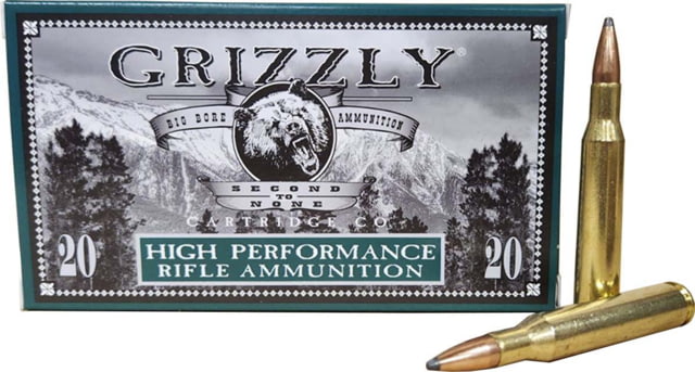 Grizzly Cartridge 6.5 Creedmoor 140 Grain Soft Point Pistol Ammo 20 Rounds - Grizzly Cartridge
