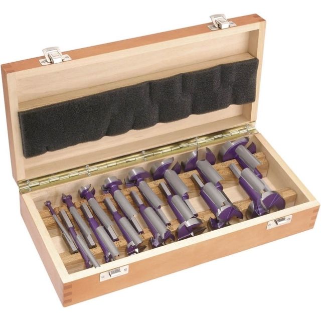 Grizzly Industrial 15 pc. Carbide Forstner Bit Filler Set