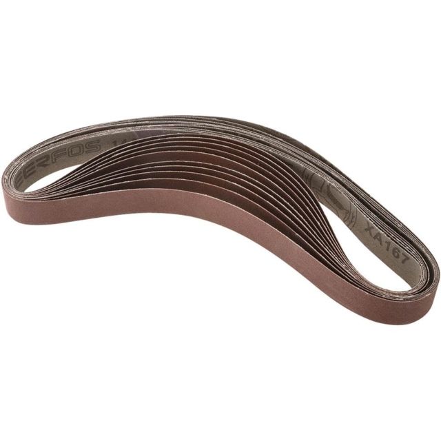 Grizzly Industrial 1in. x 30in. A/O Sanding Belt 180 grit 10 pk.