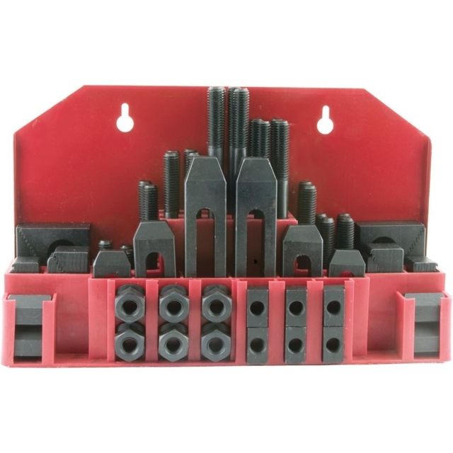 Grizzly Industrial 58-pc. Clamping Kit for 5/8in. T-Slots