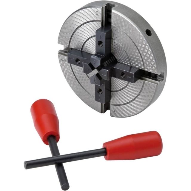 Grizzly Industrial 5in. 4-Jaw Wood Chuck - 1in. x 8 TPI