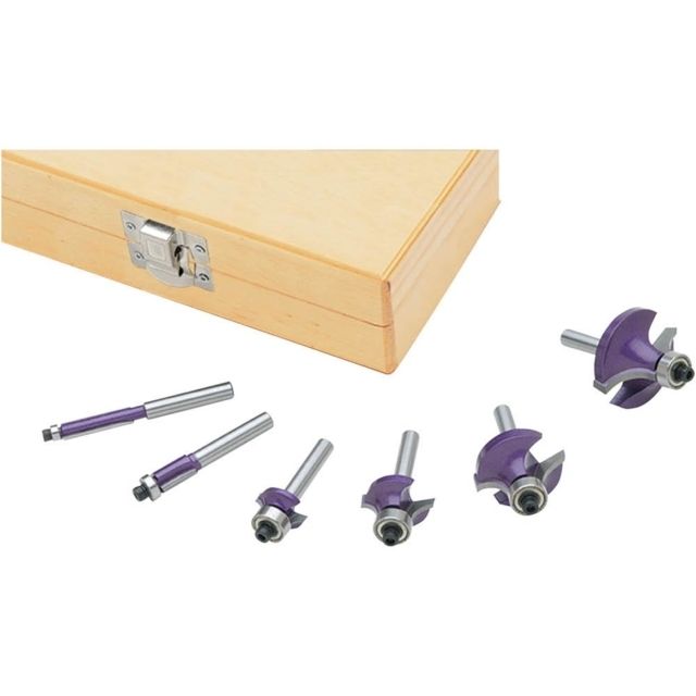 Grizzly Industrial Bit 6 pc. Set 1/4in. Shank