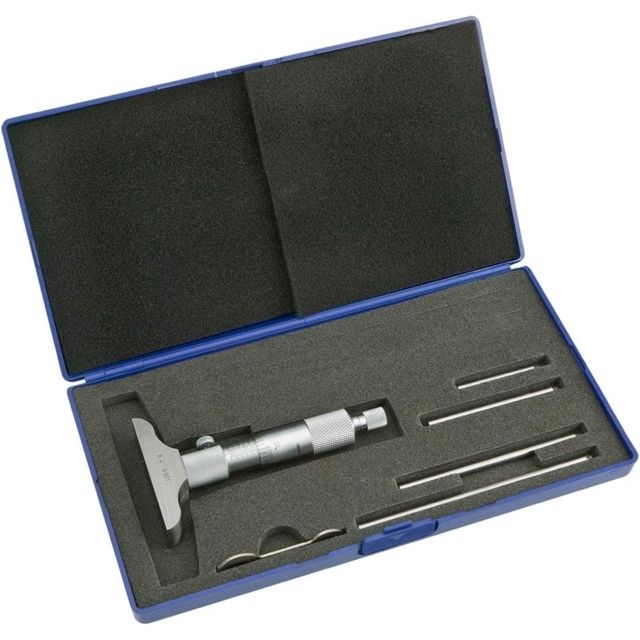 Grizzly Industrial Depth Micrometer - 0 - 4in.