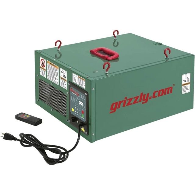 Grizzly Industrial Hanging Air Filter 3-Speed