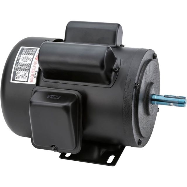 Grizzly Industrial Heavy-Duty Motor 1 HP Single-Phase 1725 RPM TEFC 110V/220V