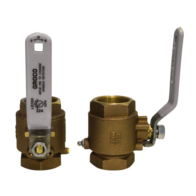 GROCO NPT Bronze In-Line Ball Valve 1/4"
