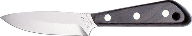 Grohmann Boat Knife Fixed Blade Knife 4in Elliptical Blade Rosewood Handle GR3 - Grohmann