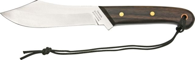 Grohmann Deer and Moose Knife Fixed Blade Knife 5.75in Stainless Blade Rosewood Handle GR108 - Grohmann