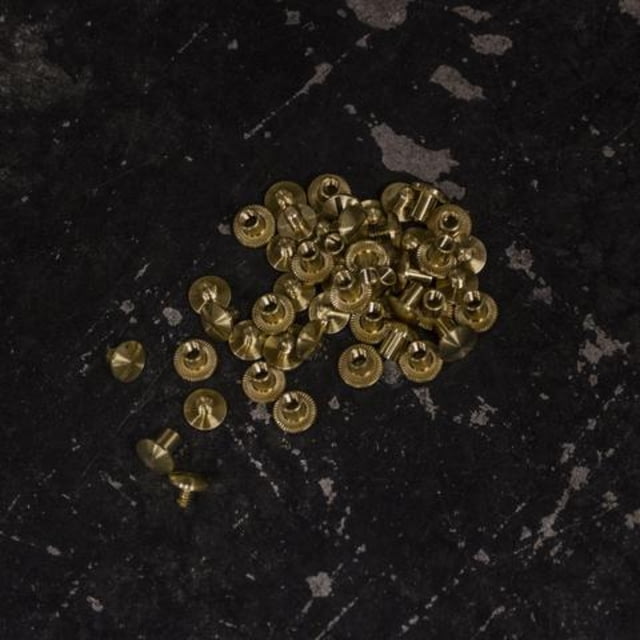 GrovTec US 24 Pack Brass Chicago Screws Black - Grovtec Us