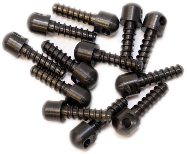 GrovTec US 12 Pack 0.75in Wood Screw Black