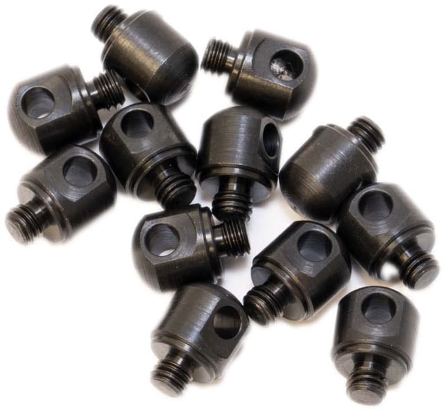 GrovTec US 12 Pack 0.125in Machine Screws Black
