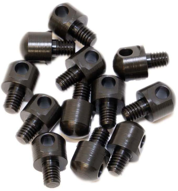 GrovTec US 12 Pack 0.25in Machine Screws Black