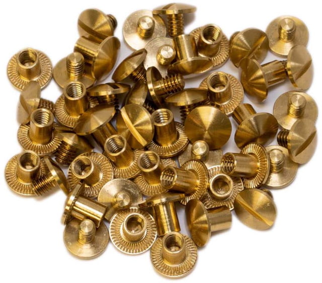 GrovTec US 24 Pack Brass Chicago Screws Black - Grovtec Us
