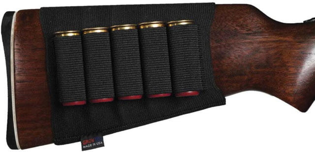 GrovTec US Buttstock Cartridge Holder Shotgun Black