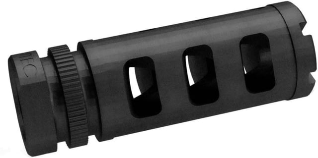 GrovTec US G-Brake Muzzle Brake .223 Remington/5.56x45mm NATO 1/2x28 Nitride Black - Grovtec Us