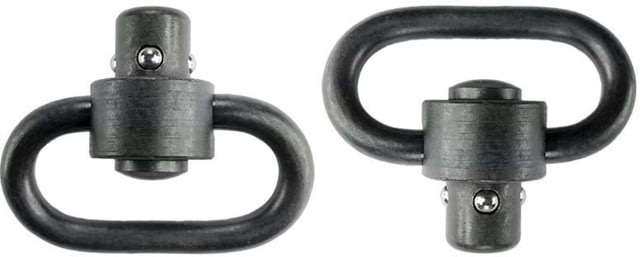 GrovTec US Heavy Duty 1.25in Push Button Swivel Set Black