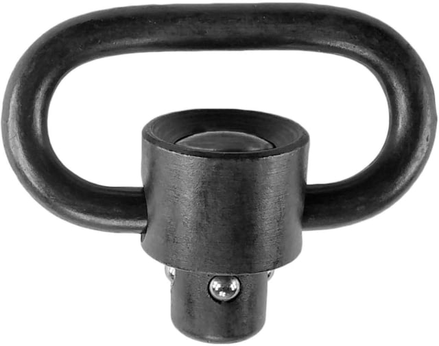 GrovTec US Recessed Plunger Heavy Duty Push Button Swivels Black