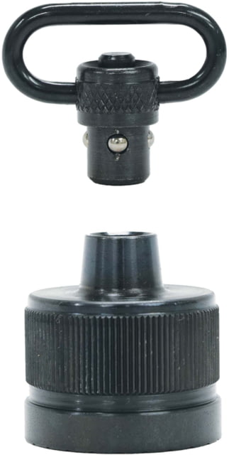 GrovTec US Shotgun Mag Caps w/Push Button Swivel Benelli Super Black Eagle I & II/M1 & M2/12ga. Black