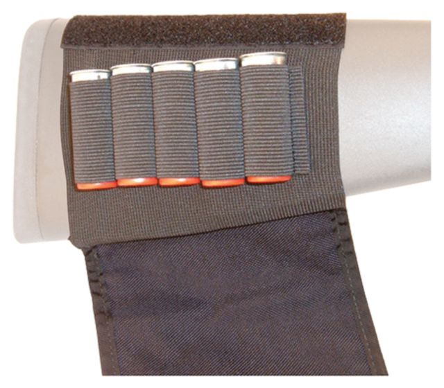 GrovTec US Buttstock Cartridge Holder w/Flap Shotgun Black - Grovtec Us