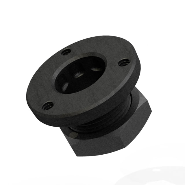 GrovTec US Non-Rotating Flanged Base Black - Grovtec Us