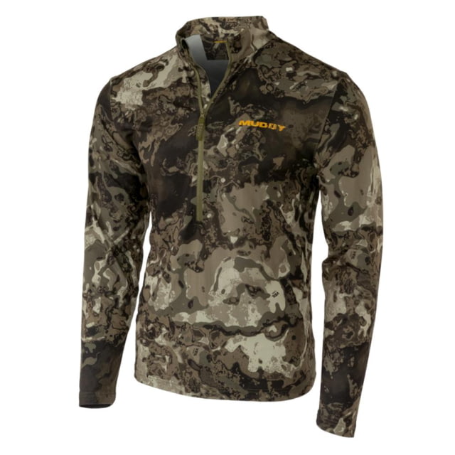 Muddy Gsm Muddy TR Lightweight Quarter Zip Long Sleeve Shirt Veil Canyon Grey 3XL - $43.99 at Optics Planet