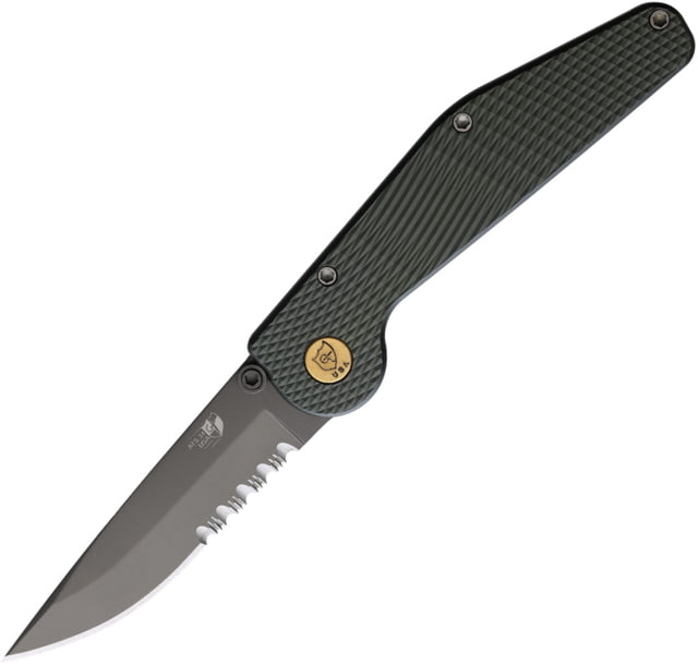 GT KNIVES Auto Button Lock DP Serrated  3.50 in Automatic Folding Knife - Gt Knives