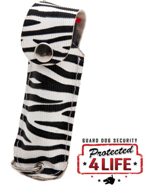 Guard Dog Security 1/2oz 18percent OC Pepper Spray - Zebra Black/White