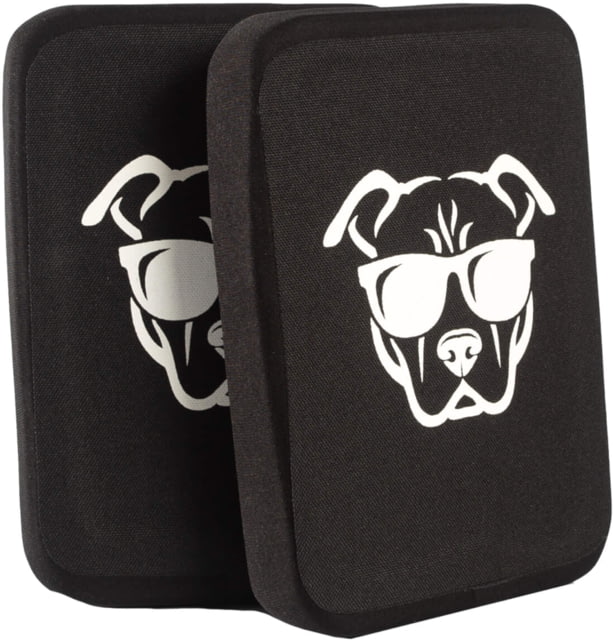 Guard Dog Body Armor Level IV Ceramic Side Plate Pair Black 6x8 - Guard Dog Body Armor