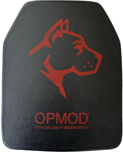 Guard Dog OPMOD Level 4 Armor Plate w/ Advanced Coating Black 10inx12in IV-OPMOD - Guard Dog Body Armor