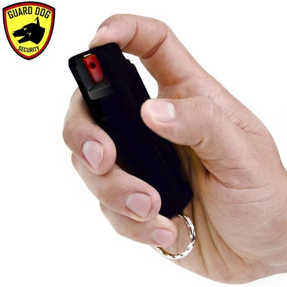 Guard Dog Security 1/2oz 18percent OC Pepper Spray - UV w/ Black Hard Case - Guard Dog Security
