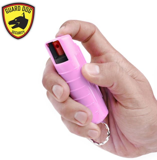 Guard Dog Security 1/2oz 18percent OC Pepper Spray - UV w/ Pink Hard Case - Guard Dog Security