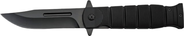 Guard Dog Security Guard Dog Knife Rubber Handle Spring Assist Folder 3.5 Blk - Guard Dog Security