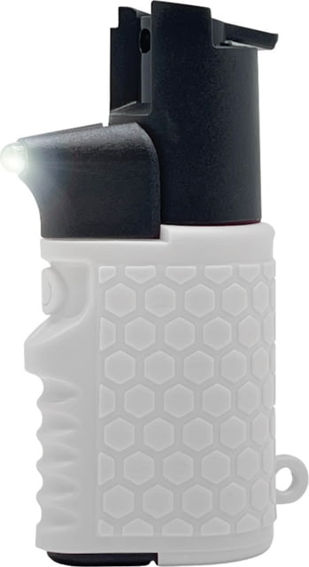 Guard Dog Security Light Em Up 1/2 oz Pepper Spray with Grip LED Case White One Size - Guard Dog Security