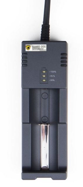 Guard Dog Security Smart Battery Charger With 3 LED Light Indicator Black