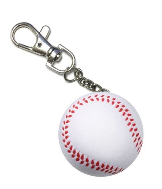 Guard Dog Security Sport Ball Keychain Alarm Baseball Multicolored