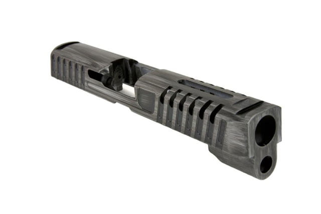 Gun Cuts Annihilator for Sig Sauer P320 Full Size/ M17 No Optic Cut Battleworn Silver - Gun Cuts