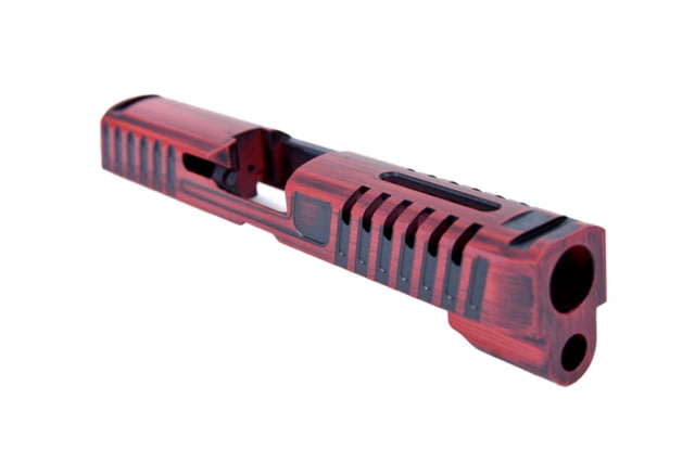 Gun Cuts Annihilator for Sig Sauer P320 Full Size/ M17 No Optic Cut Battleworn USMC Red - Gun Cuts