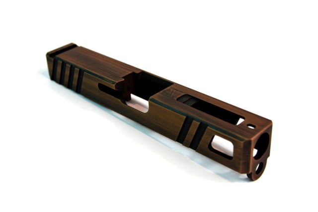 Gun Cuts Apprentice Slide for Glock 19 Optic Cut Battleworn Copper - Gun Cuts