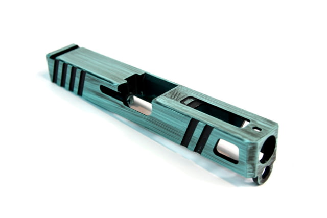 Gun Cuts Apprentice Slide for Glock 19 Optic Cut Battleworn Robbins Egg Blue - Gun Cuts