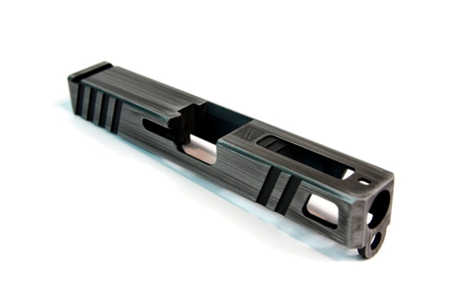 Gun Cuts Apprentice Slide for Glock 19 Optic Cut Battleworn Silver - Gun Cuts