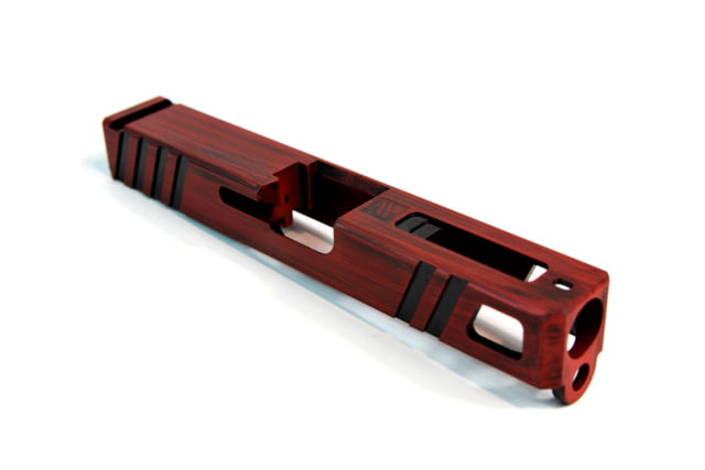 Gun Cuts Apprentice Slide for Glock 19 Optic Cut Battleworn USMC Red - Gun Cuts