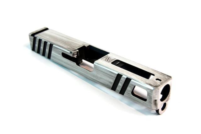 Gun Cuts Apprentice Slide for Glock 19 Optic Cut Battleworn White - Gun Cuts