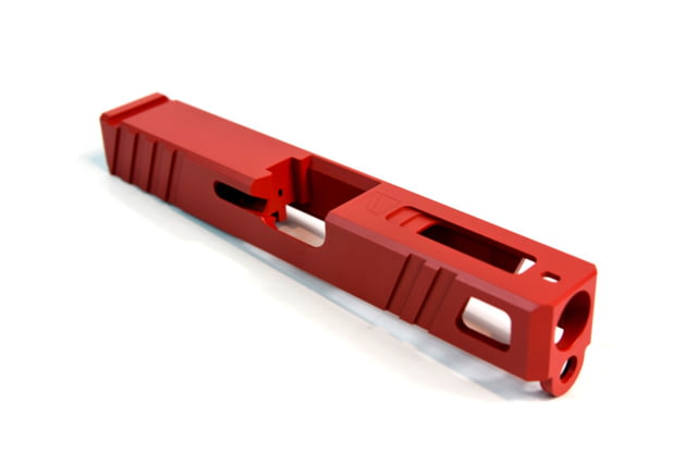 Gun Cuts Apprentice Slide for Glock 19 Optic Cut USMC Red - Gun Cuts