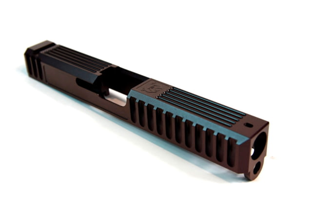 Gun Cuts Bulldog Slide for Glock 17 No Optic Cut Black Cherry Bomb - Gun Cuts