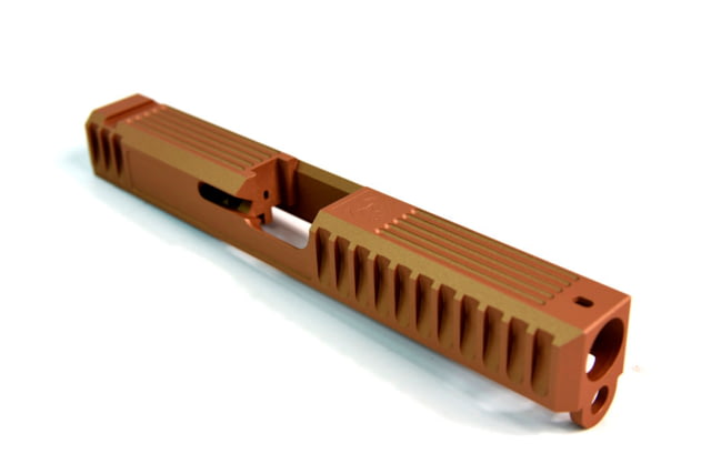 Gun Cuts Bulldog Slide for Glock 17 Optic Cut Copper - Gun Cuts
